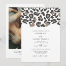 Recherche de léopard mariage invitations Empreinte de léopard