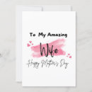 Search for wife mothers day cards Sentimental