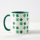 Search for shamrock mugs St patrick's day