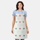 Search for heart pattern aprons Stylish