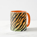 Search for tiger skin mugs Orange