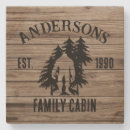 Recherche de rustic coasters Maison de lac