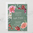 Search for flower engagement party invitations Pink