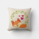 Search for red fox pillows Cartoon