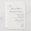 Search for ultra violet wedding invitations Modern