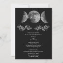Search for witchy wedding invitations Moon