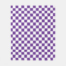 Search for purple plaid blankets White
