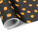 Search for trick or treat wrapping paper Jack o' lantern