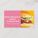 Recherche de hamburgers cartes visite Moderne