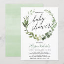 Search for eucalyptus wreath baby shower invitations Gender neutral