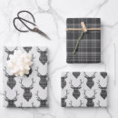 Search for antler wrapping paper Tartan