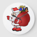 Recherche de jouets de noël horloges Santa claus