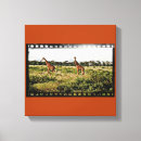 Search for giraffe print canvas prints Trees