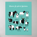Search for cartoon farm animal posters Black
