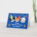 Search for dog 1st birthday cards For pets