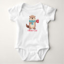 Search for otter baby clothes Watercolor