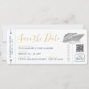 Search for cruise wedding save the dates Boarding pass