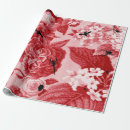 Search for cherries wrapping paper Cherry red