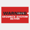 Search for security system stickers Alarm