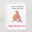 Search for funny bacon valentines day cards Humour