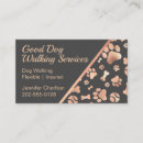 Search for charcoal business cards dog walker