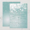 Search for aqua bridal shower invitations Retro
