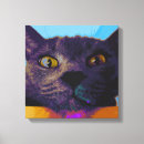 Search for cat pop art Bright colours