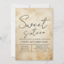 Recherche de fête du 16ème invitations Simple