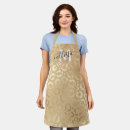 Search for animal patterns aprons Monogram name initials