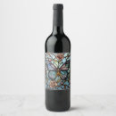 Search for glass wine labels Flowers