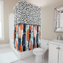 Search for animal shower curtains Black and white