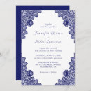 Search for simple royal blue wedding invitations Traditional
