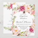 Search for peony bridal shower invitations Blush