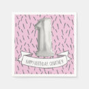 Recherche de gris rose serviettes Premier anniversaire