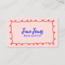 Recherche de funky business cards Minimaliste