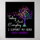 Recherche de epilepsie posters Violet