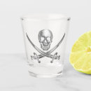 Search for skull shot glasses Jolly roger
