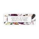Search for beautiful blooms return address labels Floral