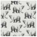 Search for black bear fabric Black and white