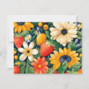 Recherche de motif fraise cartes postales Été