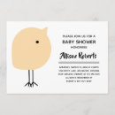 Recherche de poussin invitations Bébé