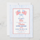 Search for red white and two birthday invitations Preppy