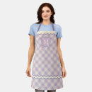 Search for violet aprons Monogrammed
