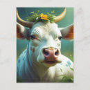 Recherche de vaches mignonnes cartes postales Fleurs