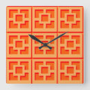 Search for orange clocks 1960s
