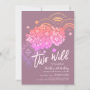 Search for two groovy party invitations Rainbow