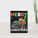 Search for toddler christmas cards Monster truck