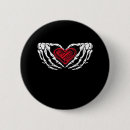 Recherche de main squelette badges Goth valentine