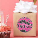 Search for womens birthday party stickers Fifty