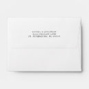 Search for a6 white envelopes Return address